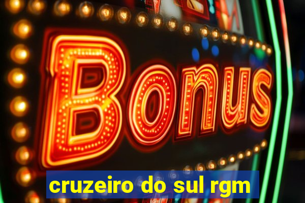 cruzeiro do sul rgm